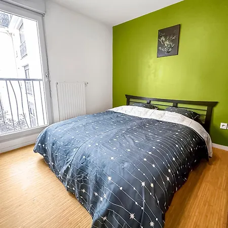 Appartement Balcon Prive, Parking Gratuit, Orly 5 Kms